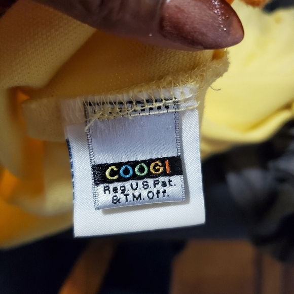 Vintage 90s Coogi Mens Yellow Polo Shirt Short Sleeves Cotton Size 3X - Picture 10 of 12